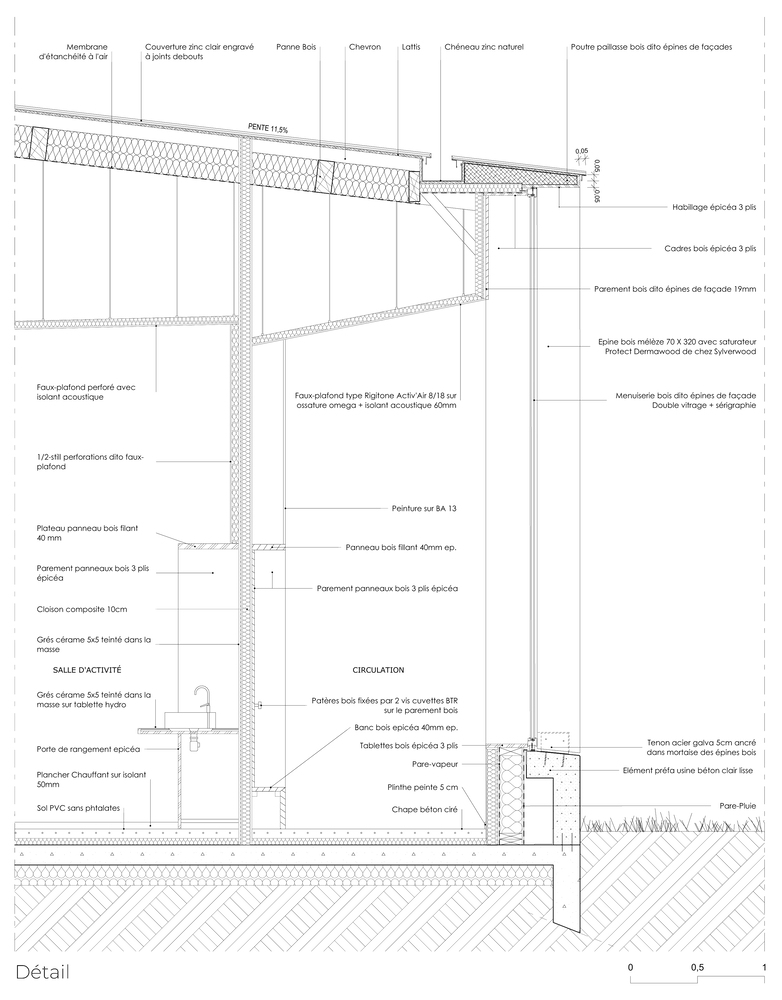 法国 Conflans-Sainte-Honorine 休闲中心与小学扩建项目-49