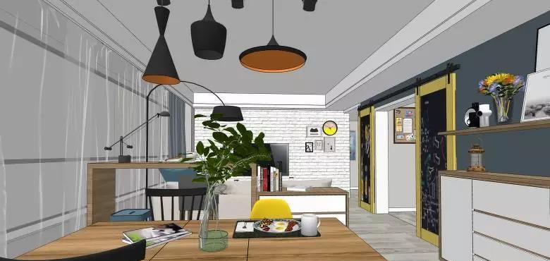 欢乐佳园装饰|| 蓝墙黛瓦,暖意生活北欧风-13