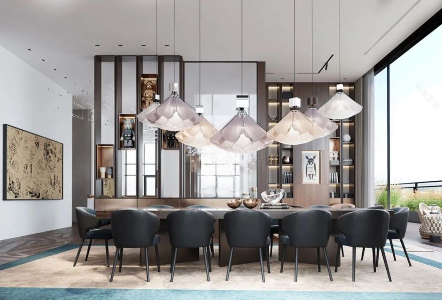 1105㎡顶层复式,奢华的气质!-28