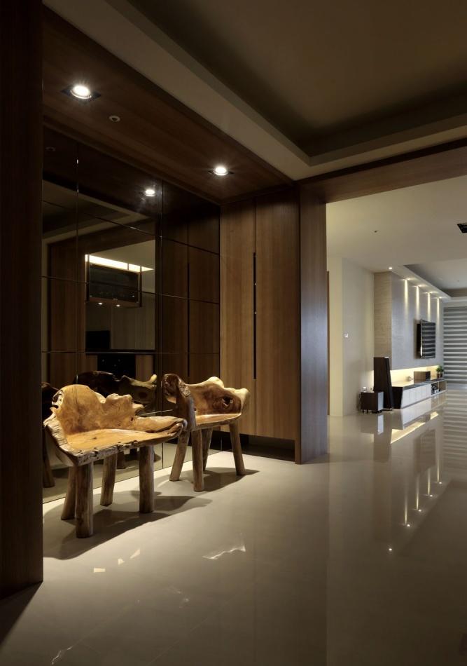 实木风情 胡桃木家居空间设计-5