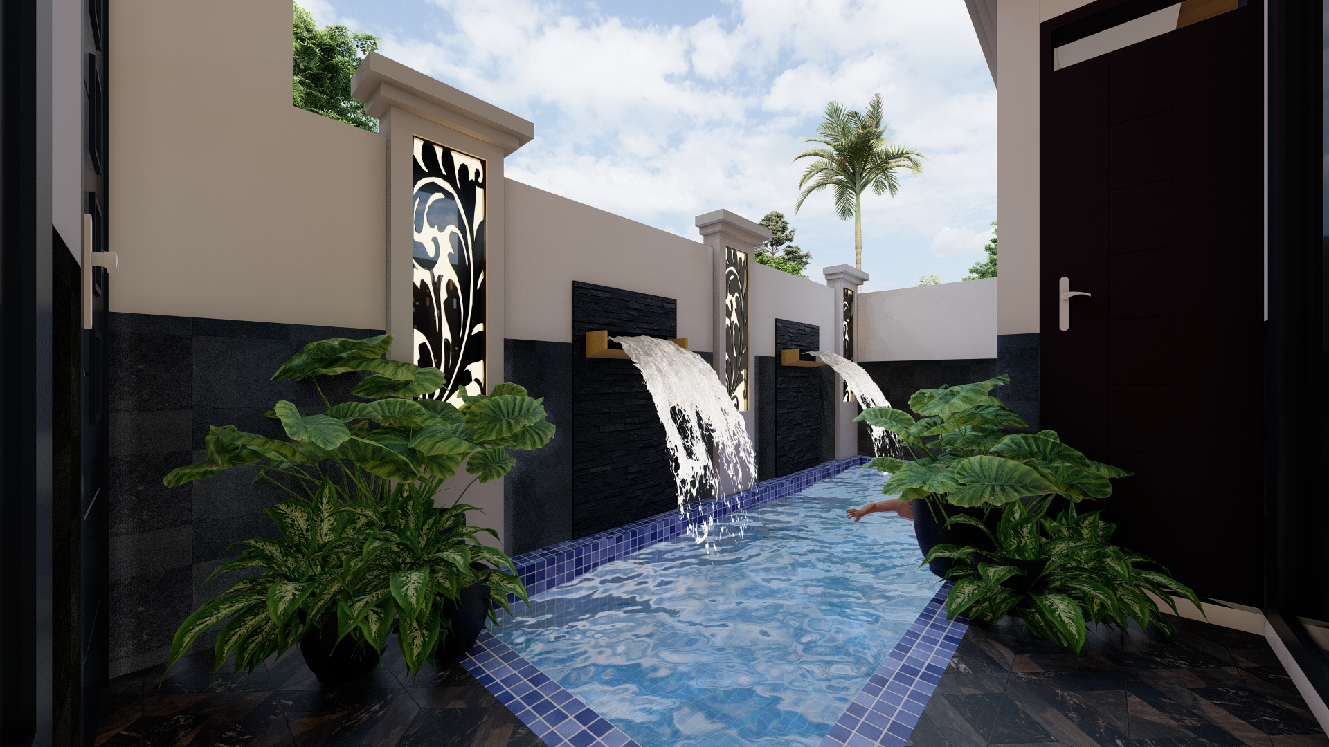 Modern Tropical house in Tasikmadu Malang, Indonesia-10