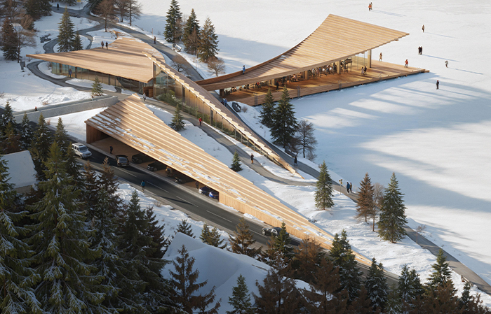 Lacum Respira圣莫里茨湖畔亭概念方案丨瑞士丨Ket Bureau-4