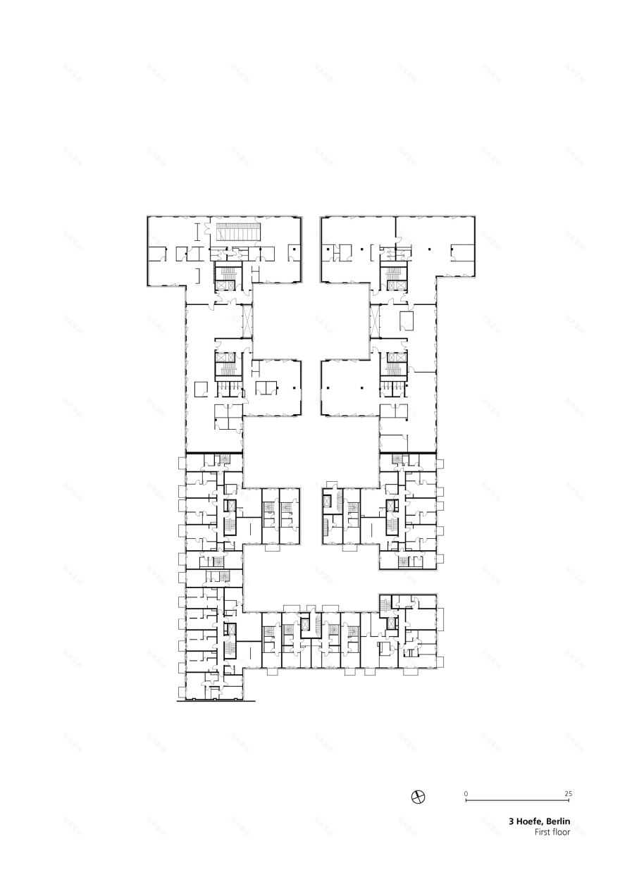 3 Hoefe Office and Residential Building / Tchoban Voss Architekten-55