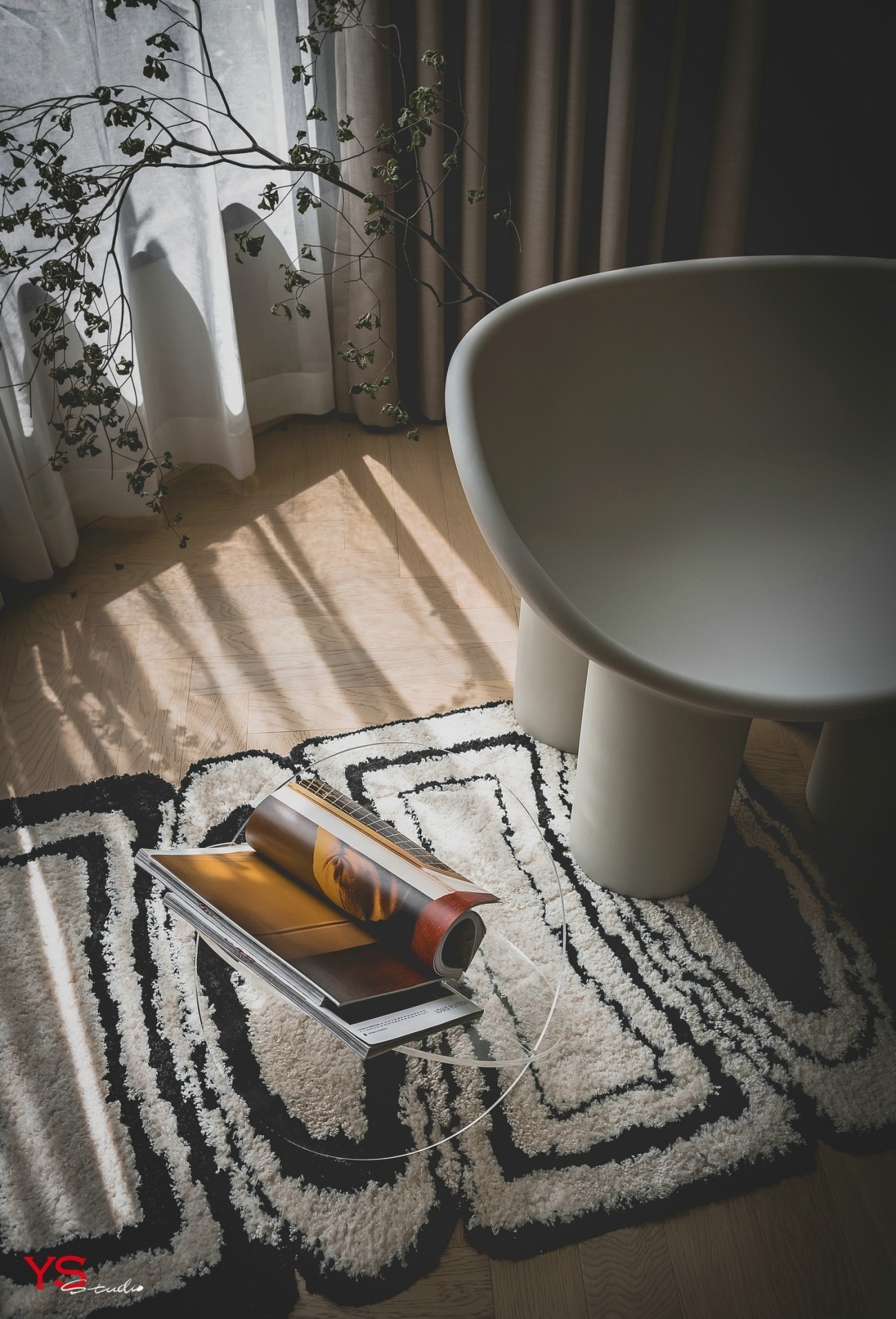 奶咖色之家 · 融合复古与极简的一室设计丨中国重庆-66