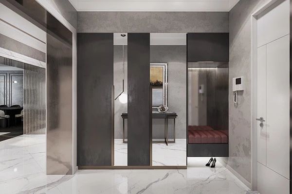 现代简约玄关设计-75