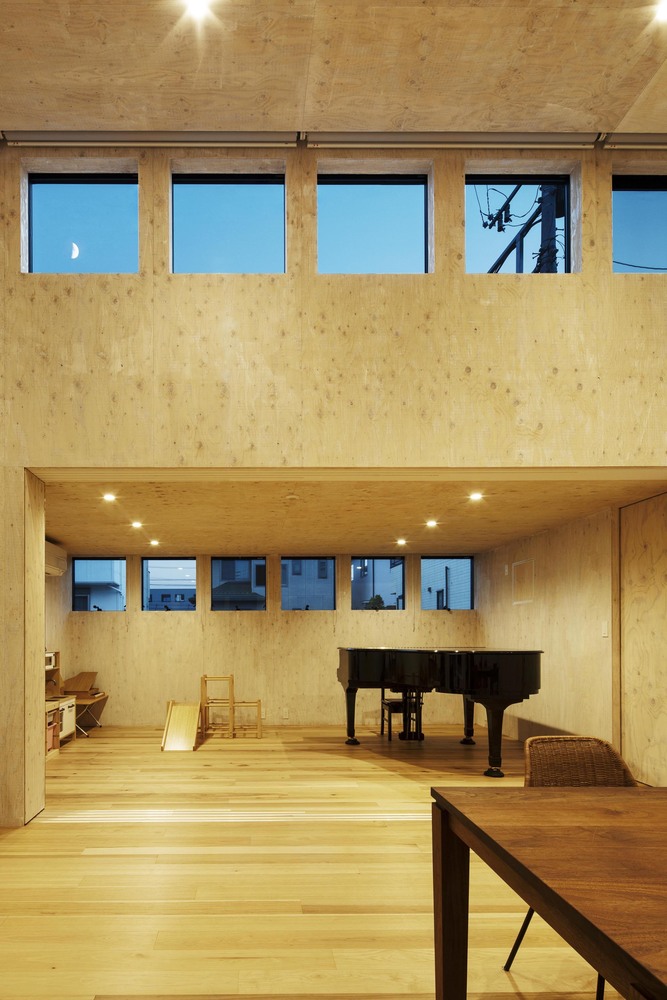 对称简约的日本 HOUSE·W 住宅-23