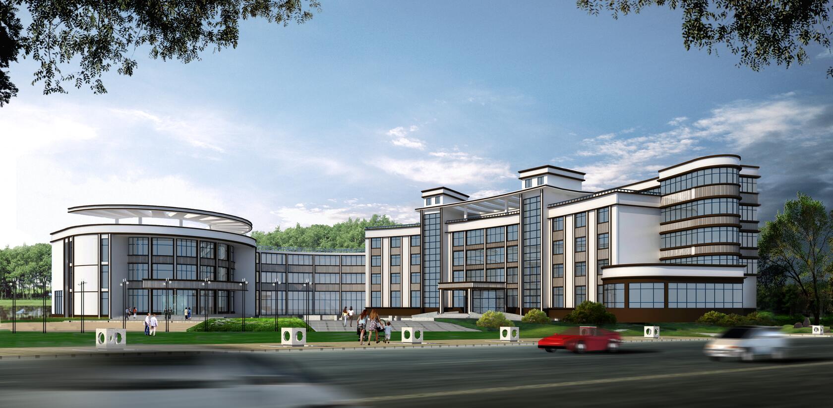 赣南师范大学国际交流中心改造设计：一场关于线构成与山川带来的空灵意境视觉盛宴-14