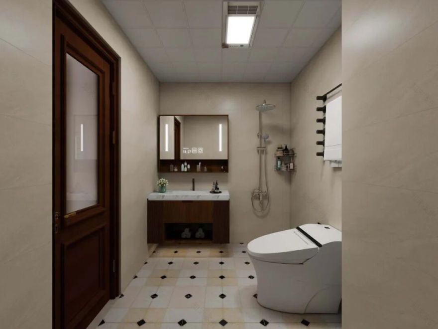 冶金小区|140㎡三居室新中式案例-46