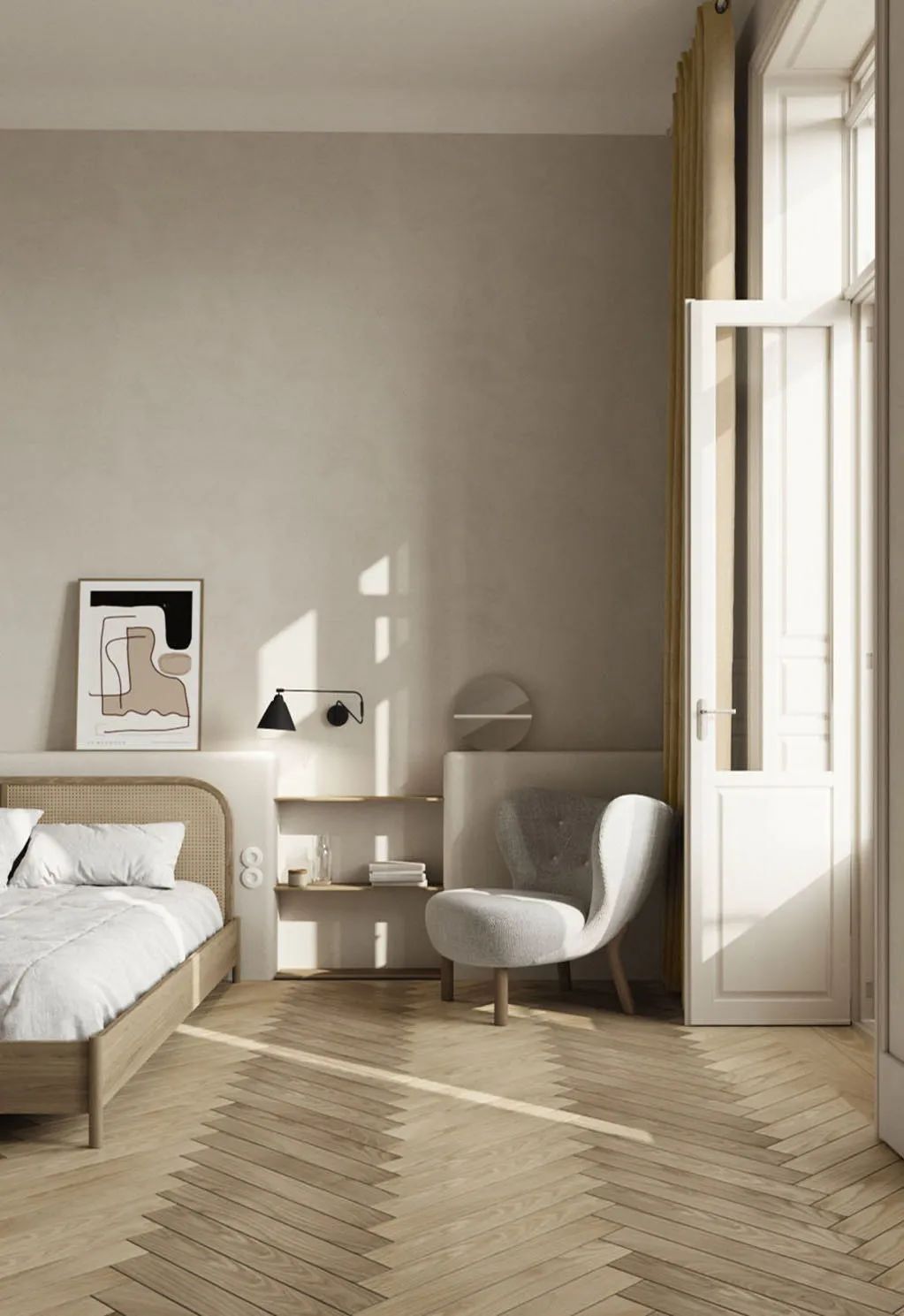 南京金地悦丰华样板间 | 卧室设计新思路-89