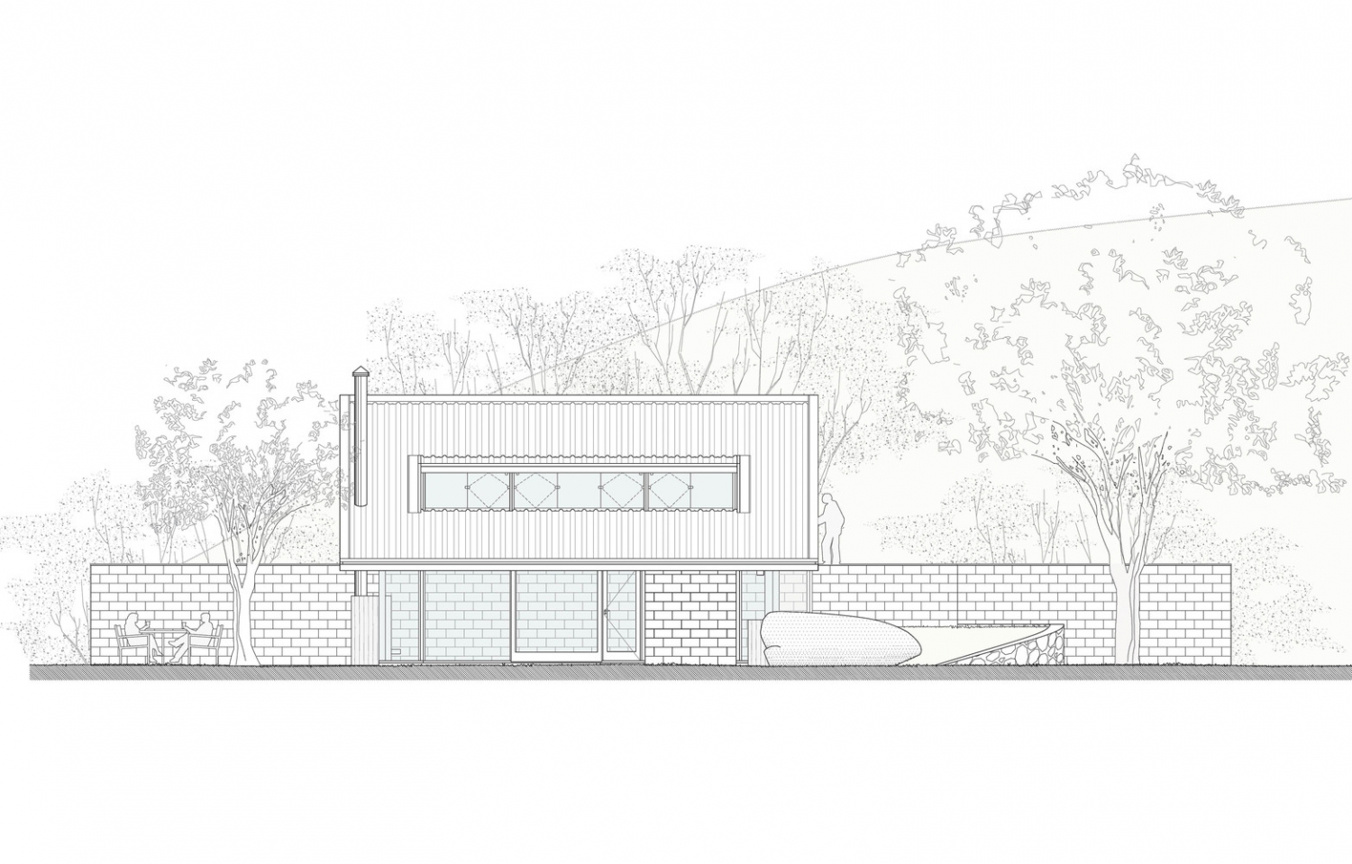 巴西半山坡住宅——自然与设计的完美融合-52