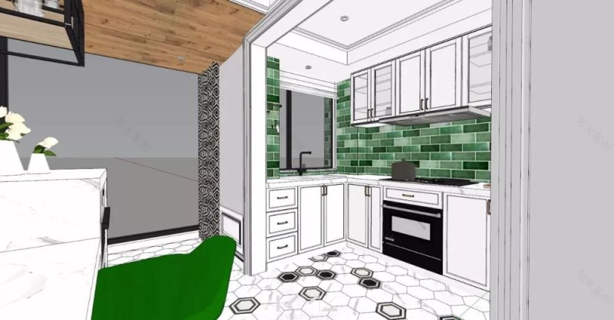 南京现代混搭风格客厅,360°旋转电视架酷炫登场-63