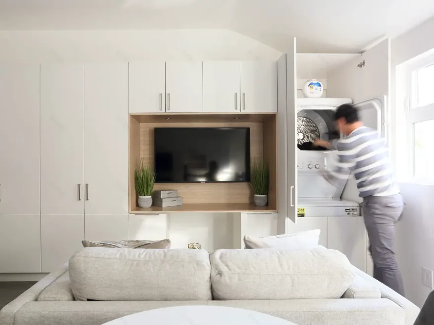 旧车库变身高颜值设计小屋-7