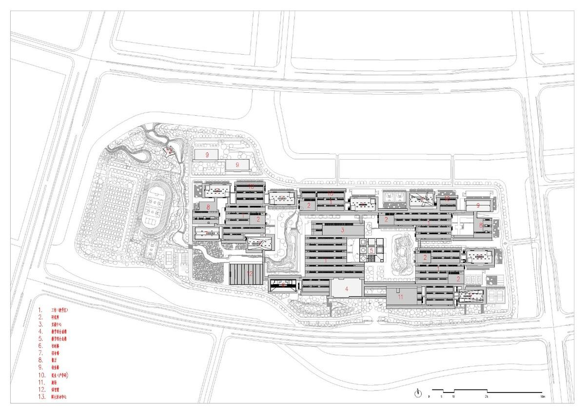 中国美术学院良渚校区一期丨中国杭州丨非常建筑,施工图由同济大学建筑设计研究院设计-74