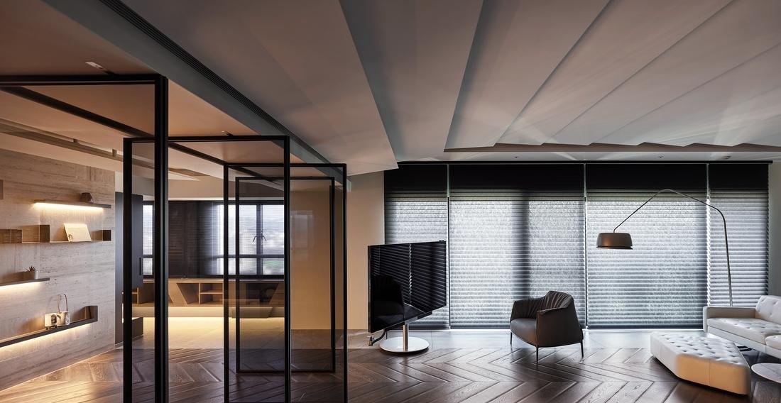 台北 Double Core 别墅,家庭核心与景观轴心-15