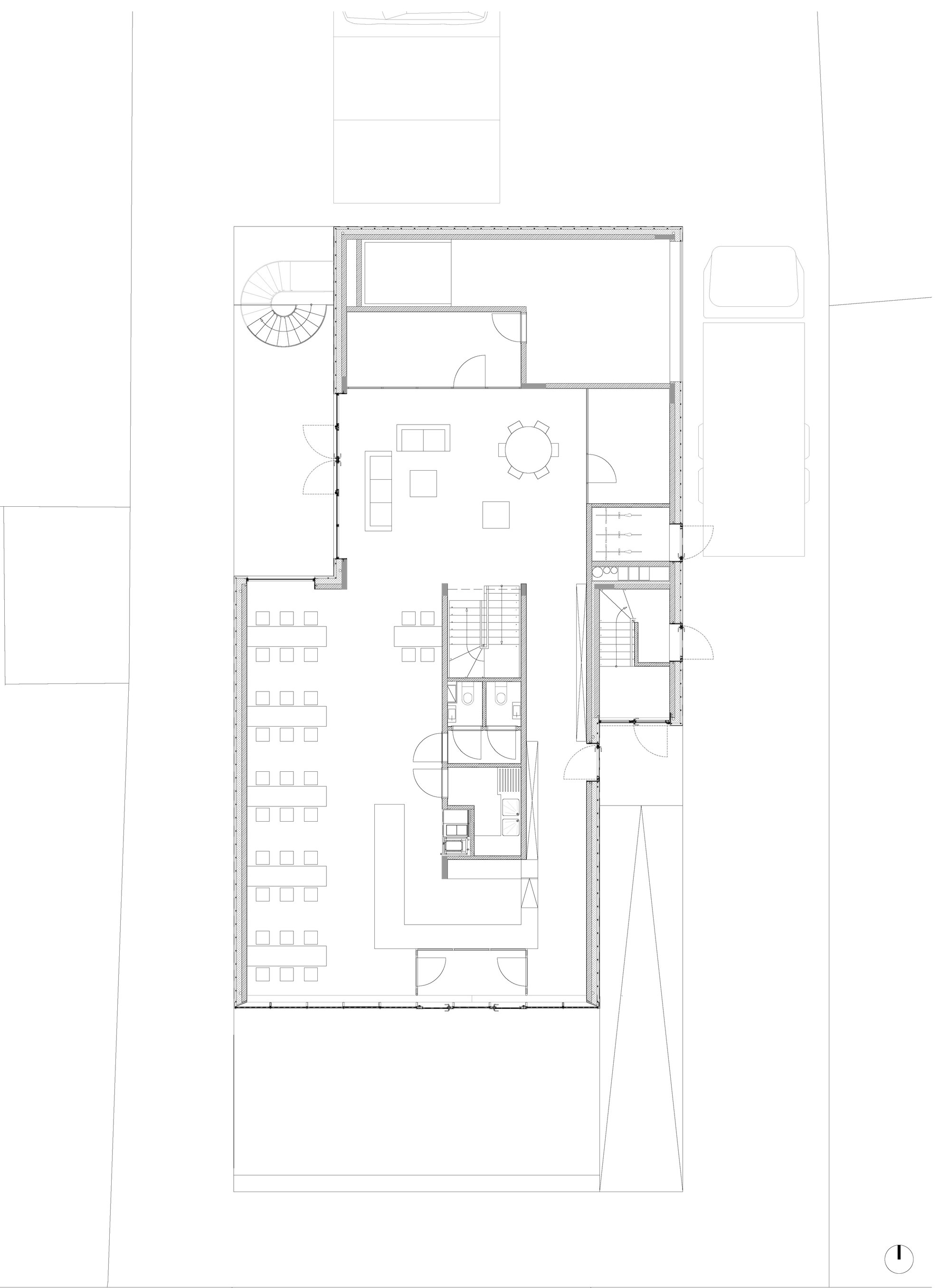 Drongen 家具店——几何体块的巧妙互动-2