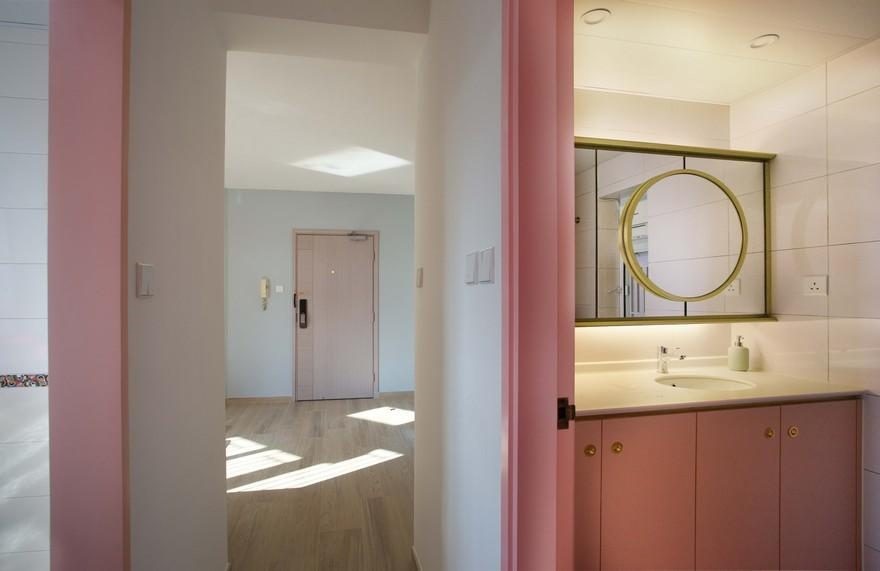 年轻女士设计的粉红色漂亮房子-8