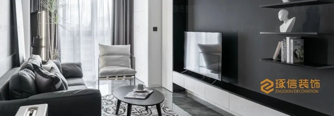 现代北欧风，华侨城云溪别院 90 平米三室两厅一厨两卫-68