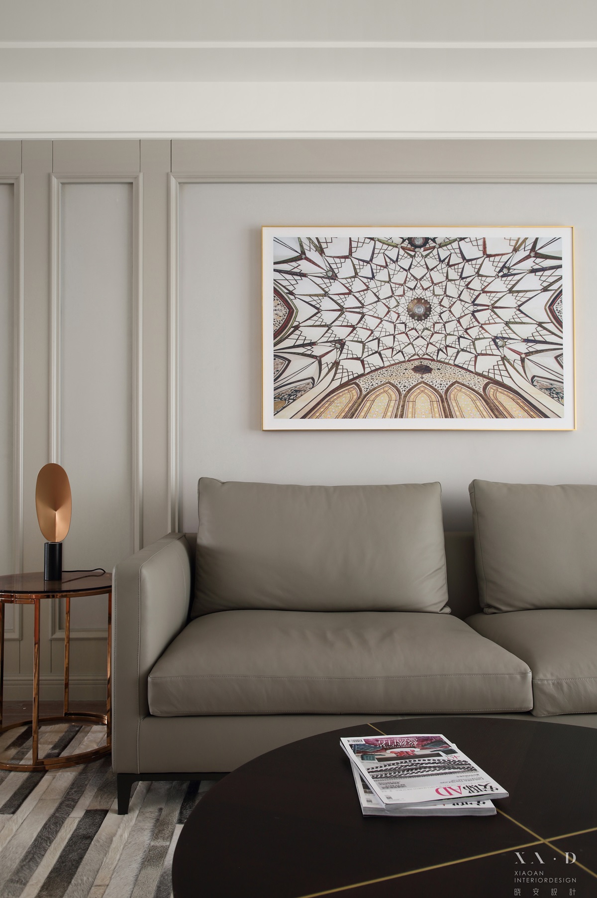 晓安设计 · 虞夏浅梦,融于质感的灰调美式-24