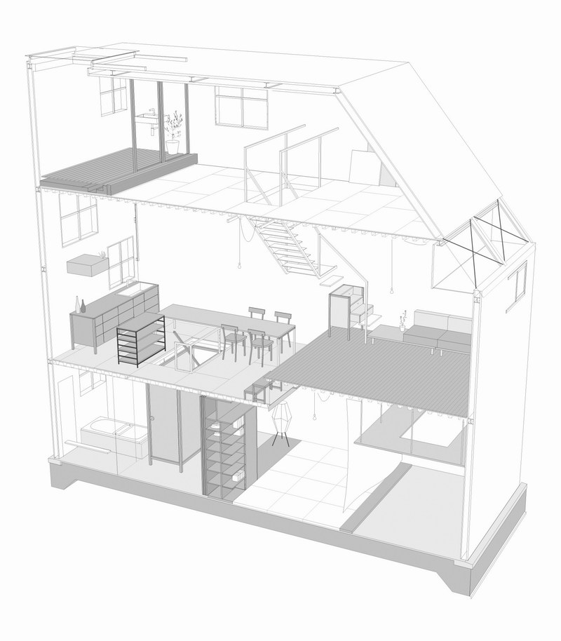 极致利用的日本伊丹住宅-36