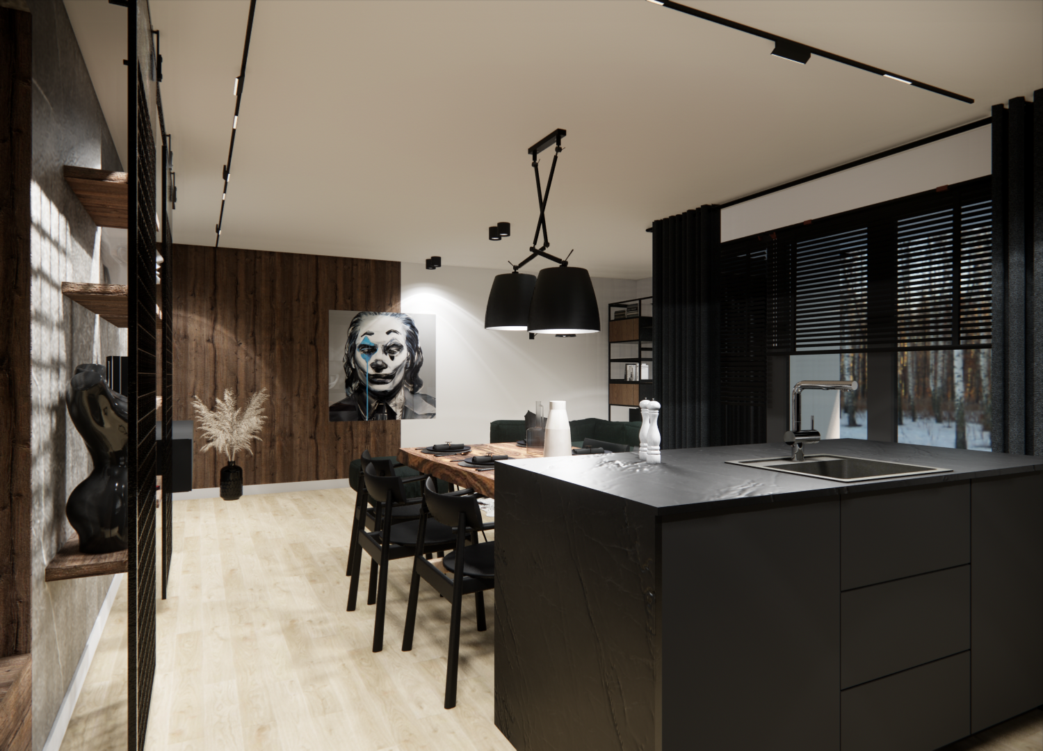 Loft style apartment in Poland-7