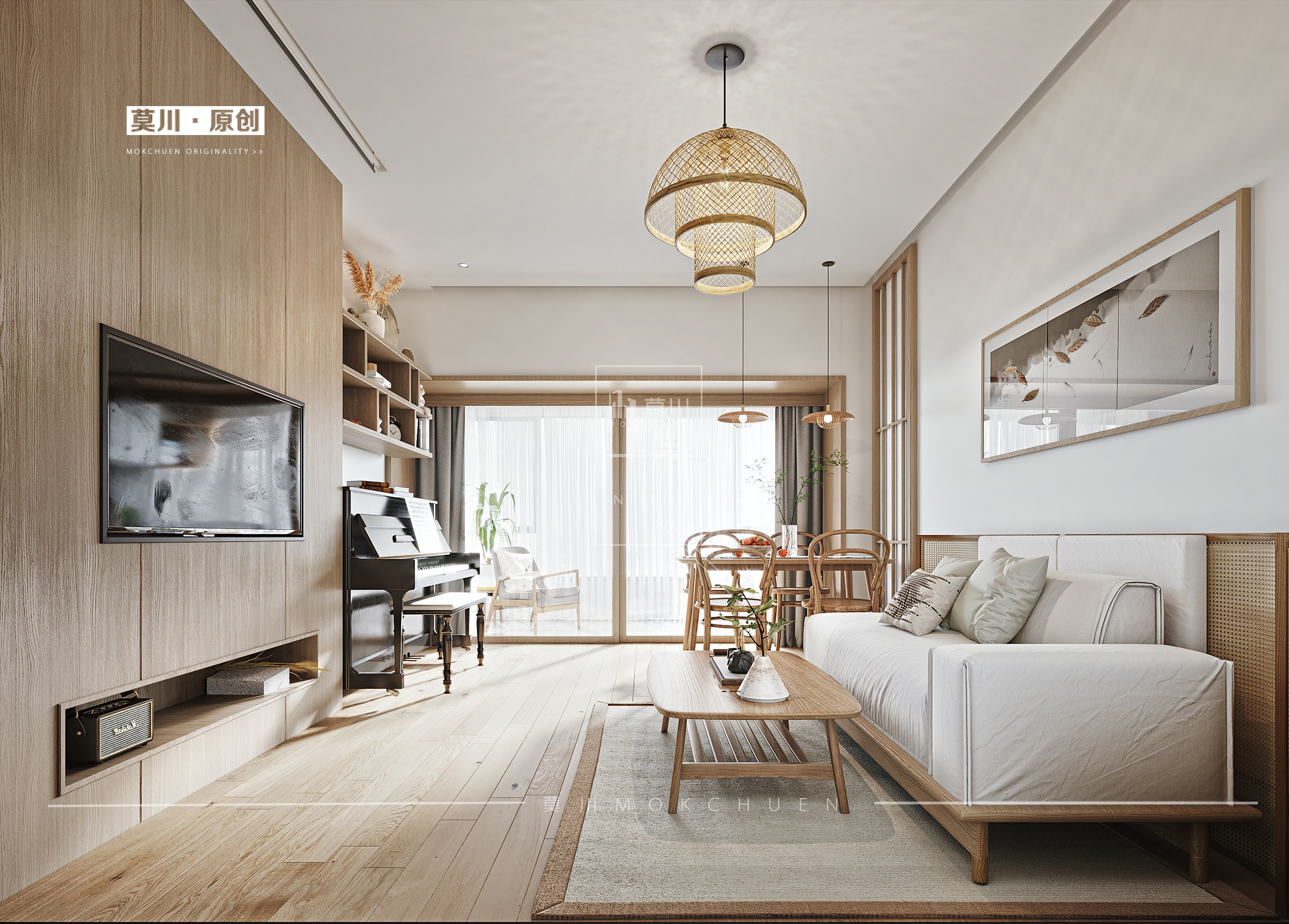 北欧原木风，温暖简约的自然空间-5