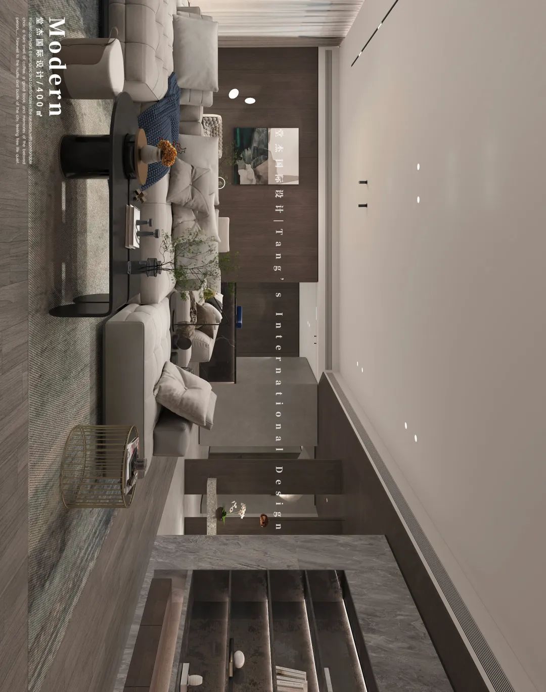 400㎡现代艺术空间丨堂杰国际设计-11