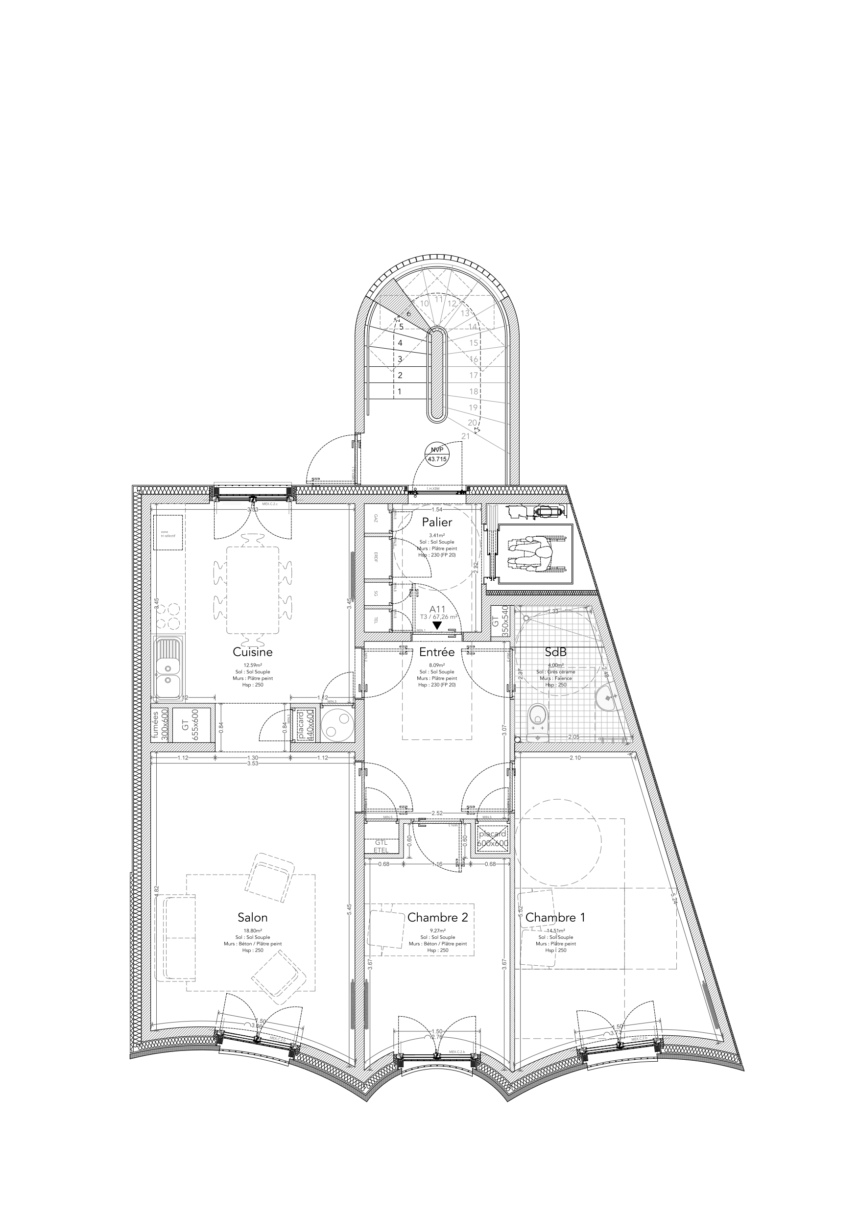 让·巴尔街 8 个住房单元丨法国巴黎丨JeanChristophe Quinton architecte-66