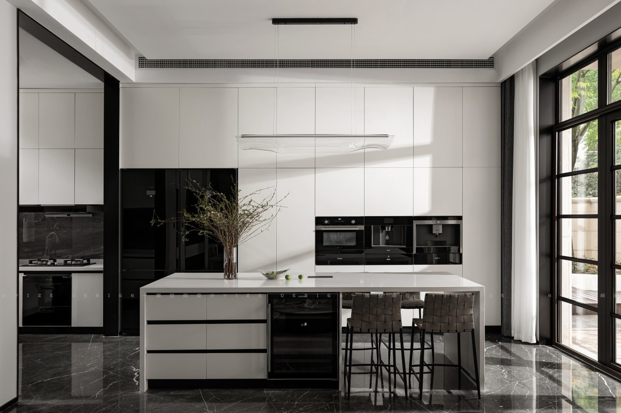 悬浮楼梯下的现代极简别墅设计丨中国杭州丨赵艺哲设计团队-28