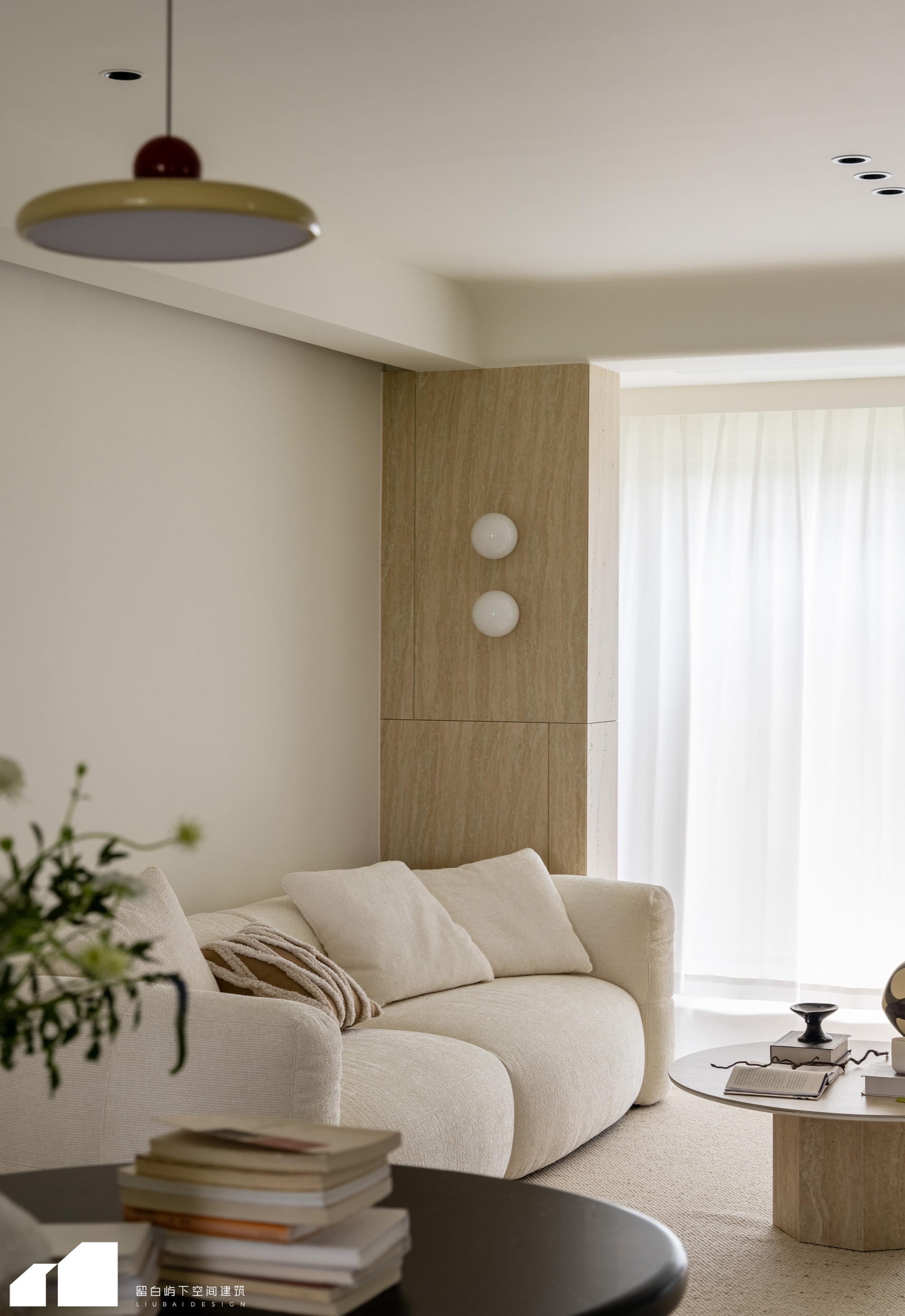 留白·私宅 ｜悠云｜慵懒舒适的家，把温柔藏进每一寸空间里-4