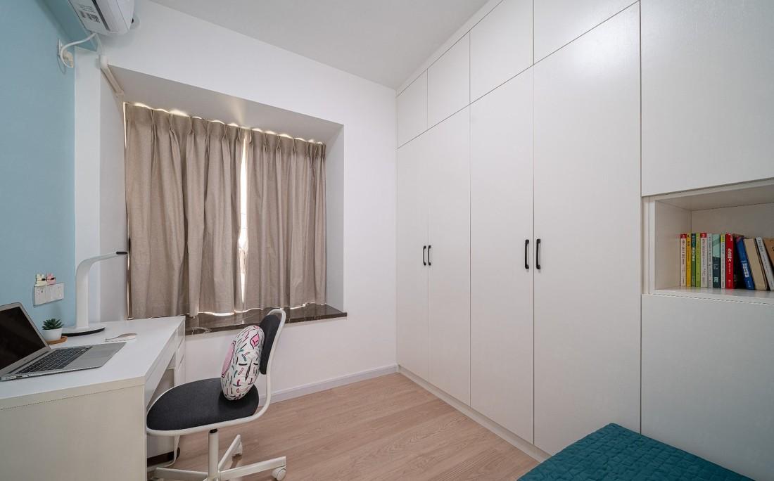 北欧马卡龙色装修 | 小空间大视觉，恰到好处的舒适与实用-49