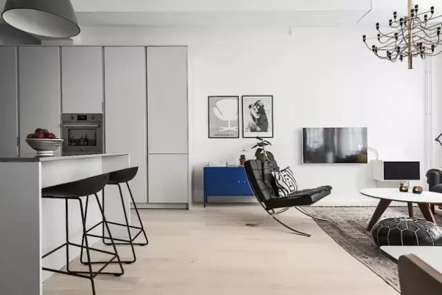 恒阁装饰|案列|76平方米北欧小户型二居室  nice~-3