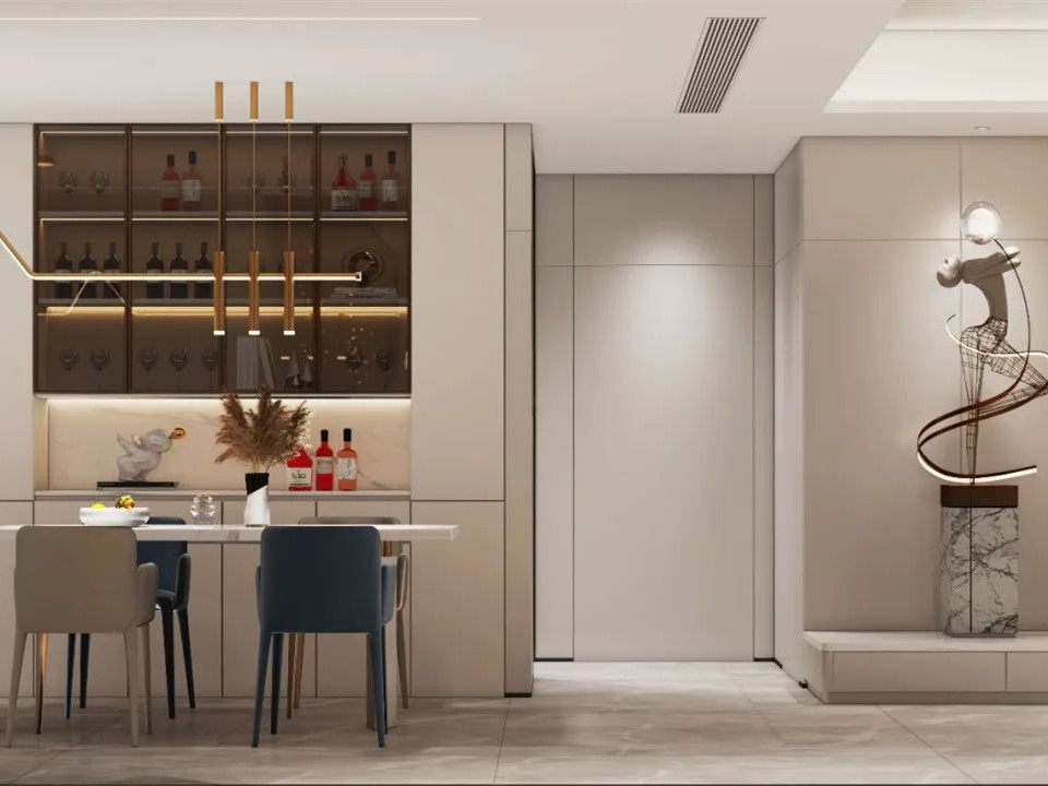 南山 309㎡桃源居复式现代住宅丨深圳东易日盛总部-3