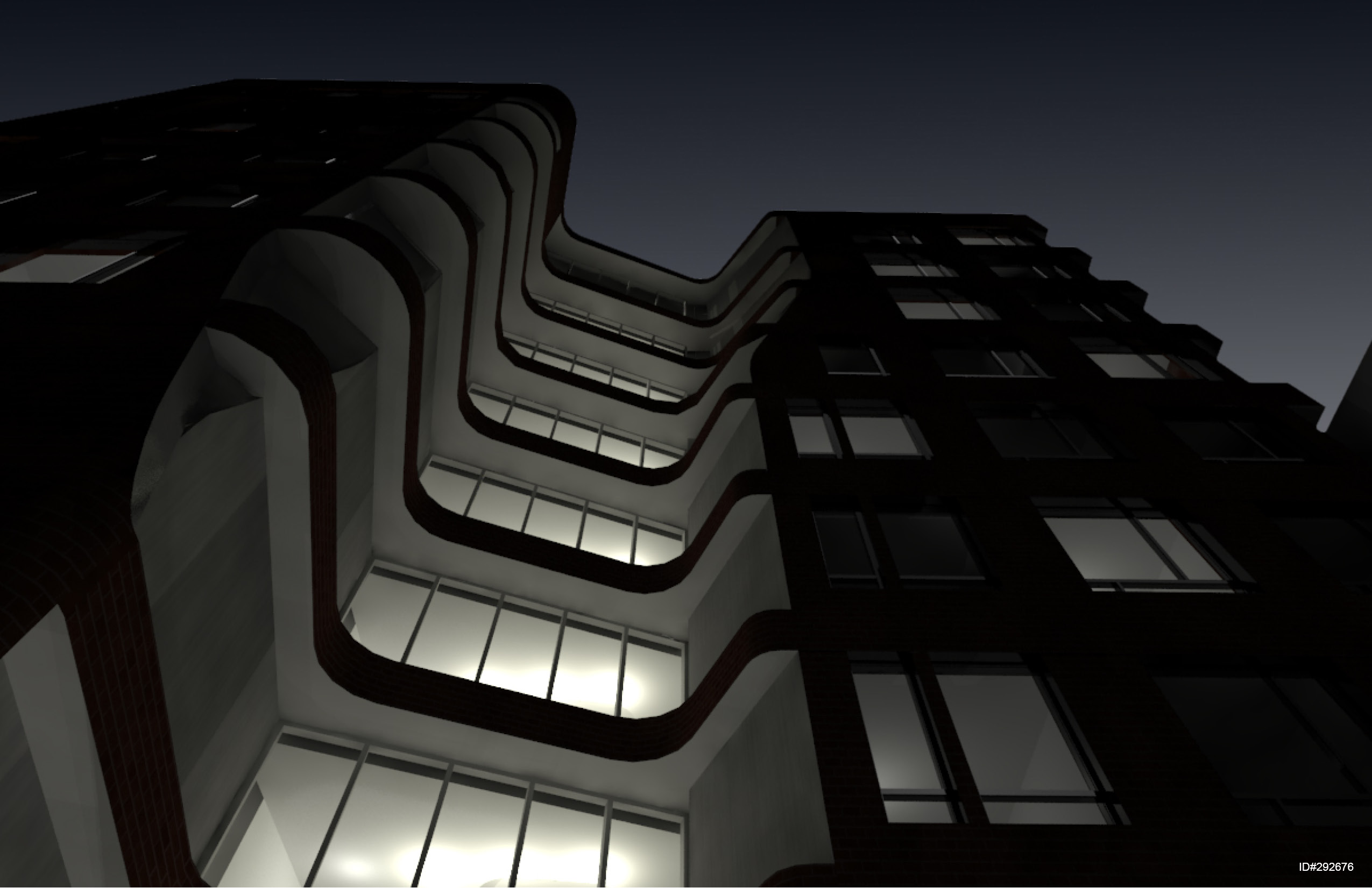 普拉特学生住宅“虚空塔” | 创新共享空间与历史砖校园的融合-19