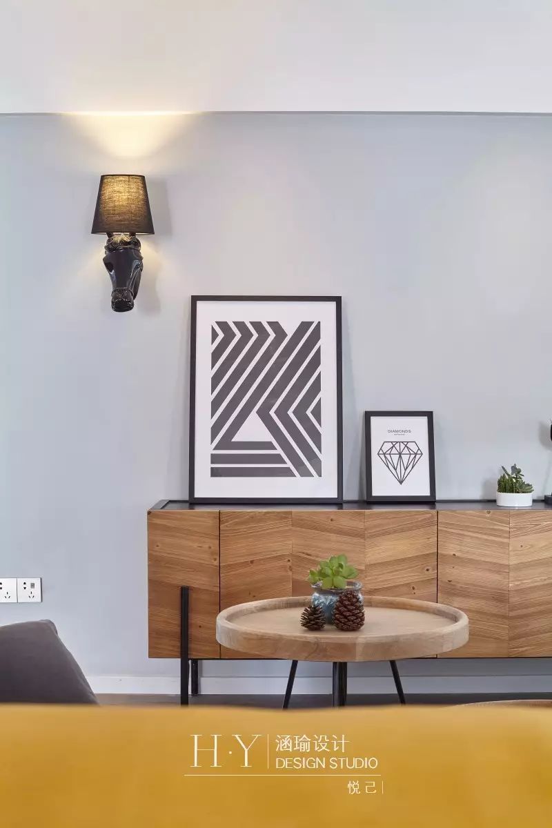 深圳涵瑜设计新作 | 悦己,北欧时尚的幸福家园-46