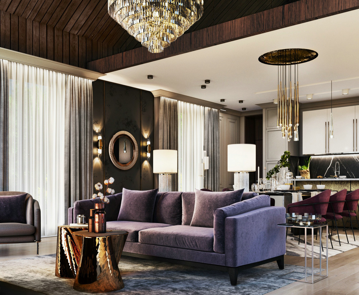 国外挑空客餐厅设计                     -3