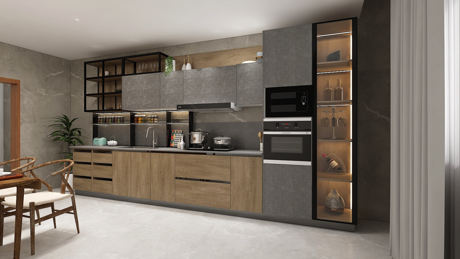 现代小型厨房设计-5