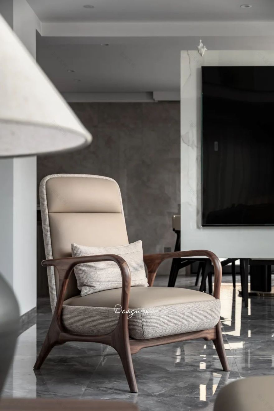 云康园简约中式设计丨紫苹果装饰集团-35