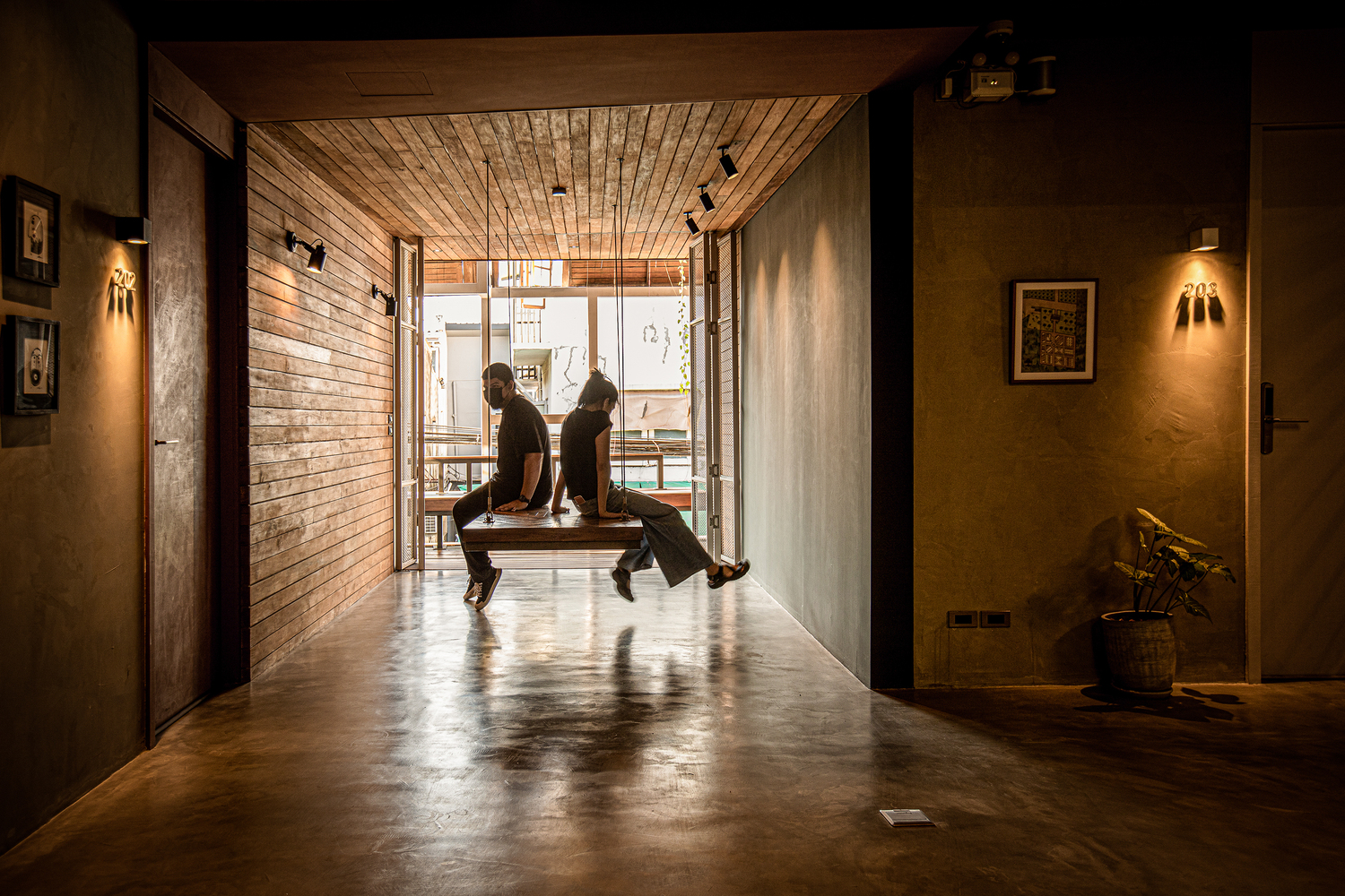 泰国曼谷塔姆尼旅舍丨POD Architects-45