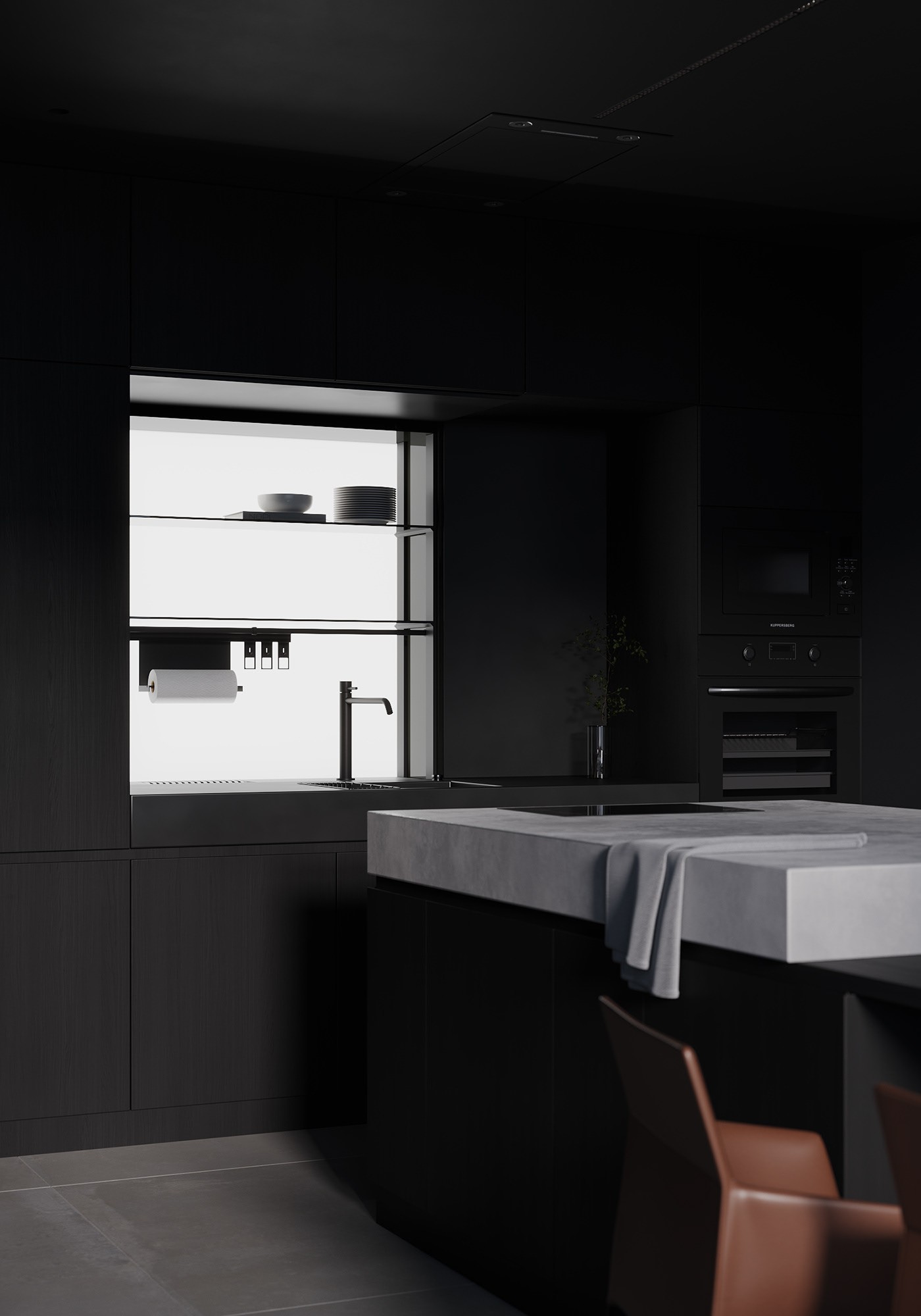 高级黑色系住宅设计 超酷-7