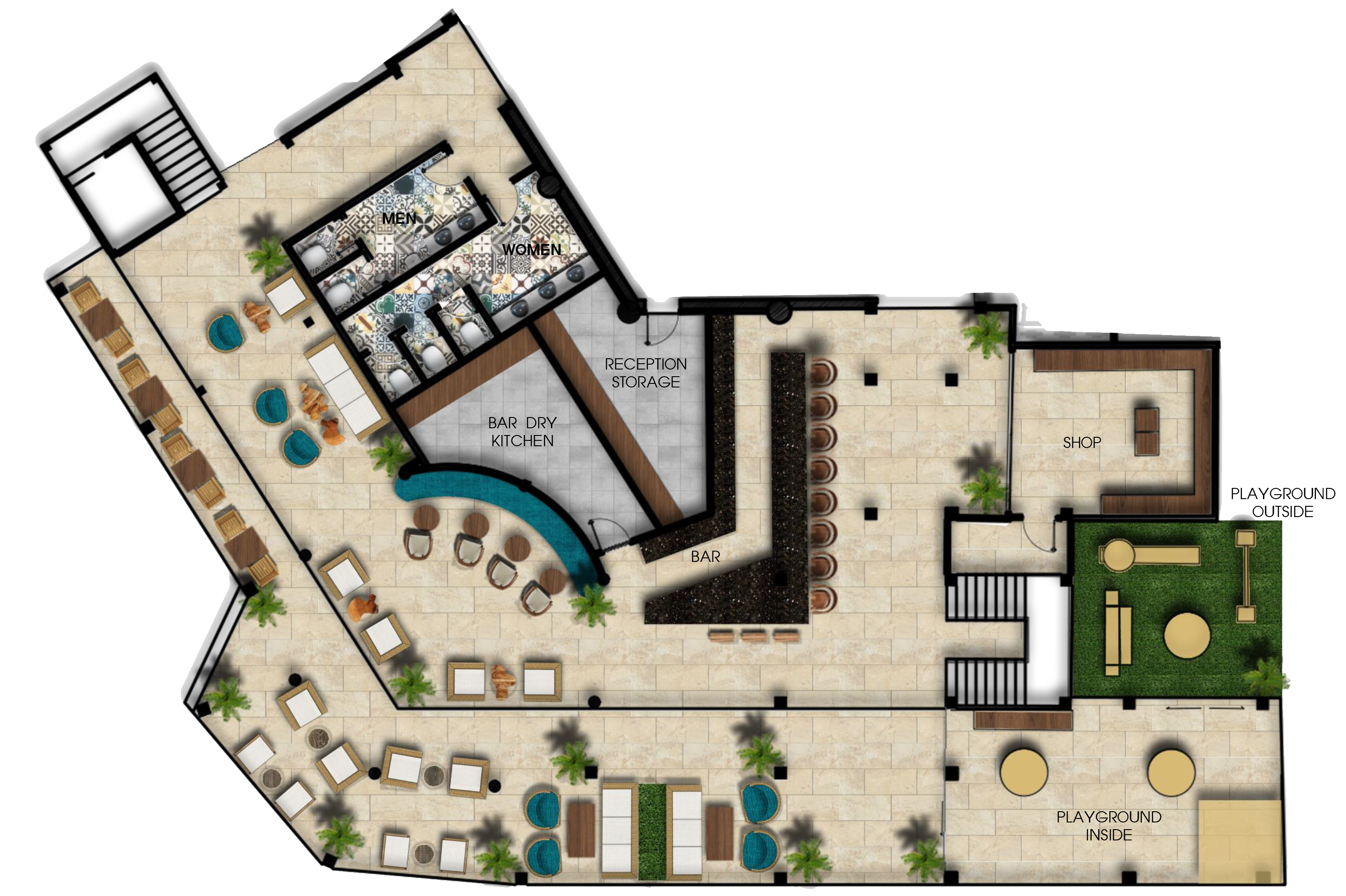 Interior bungalow design resort in Vietnam-17