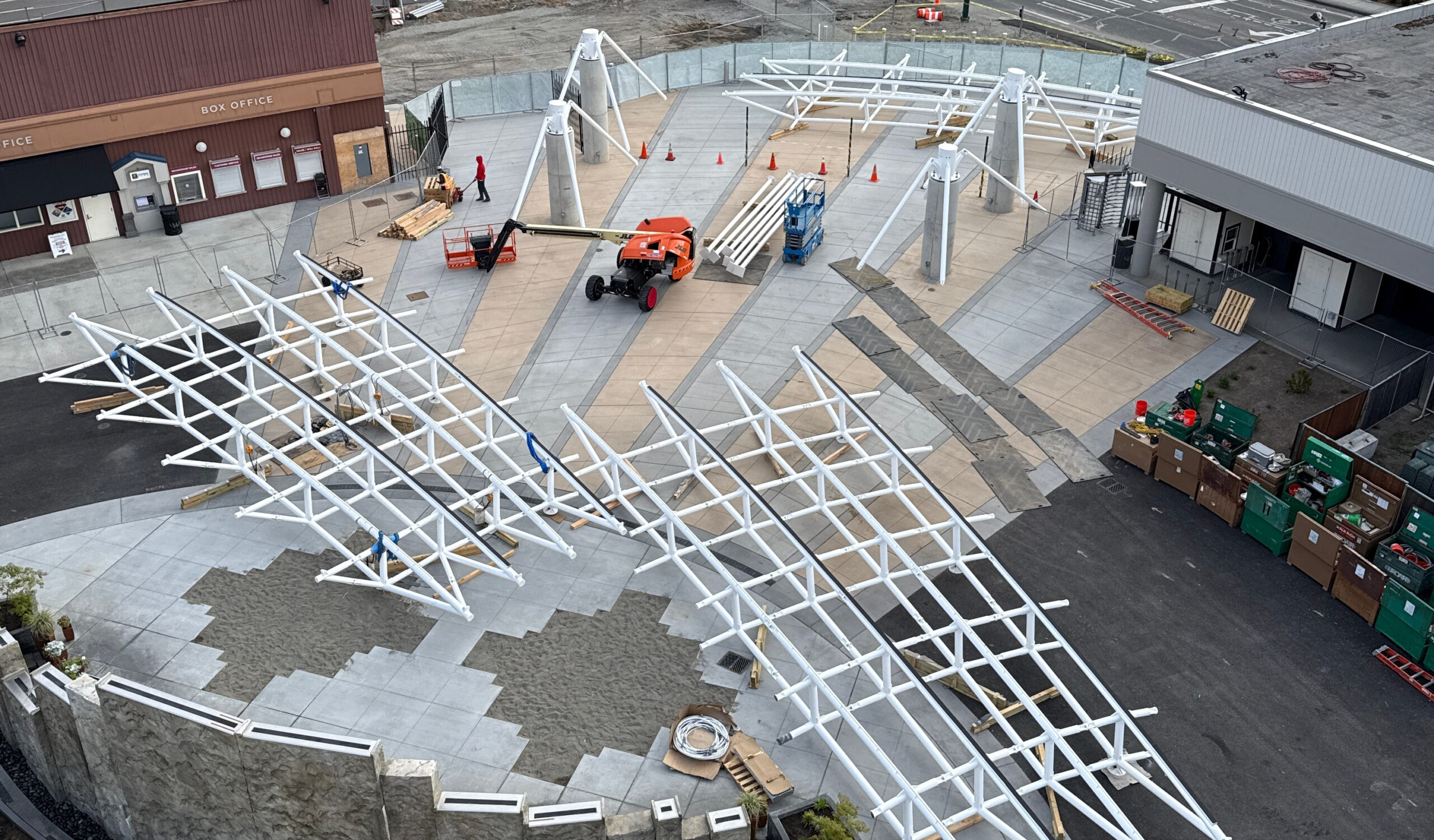 华盛顿州博览场馆入口雨棚项目丨美国华盛顿-33