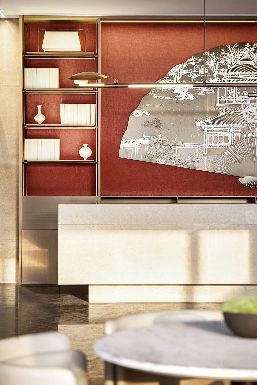 华侨城路劲南京山语隽府售楼处设计丨中国南京丨春山秋水设计-30