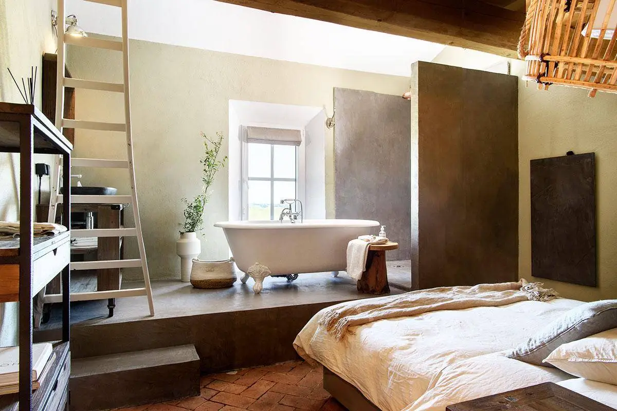 托斯卡纳乡村现代风格老农舍改造-15