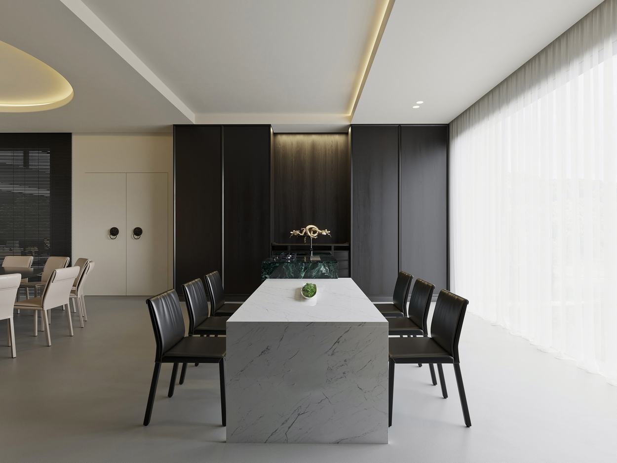 忆江南·中式别墅丨ZHBB 效果表现-42