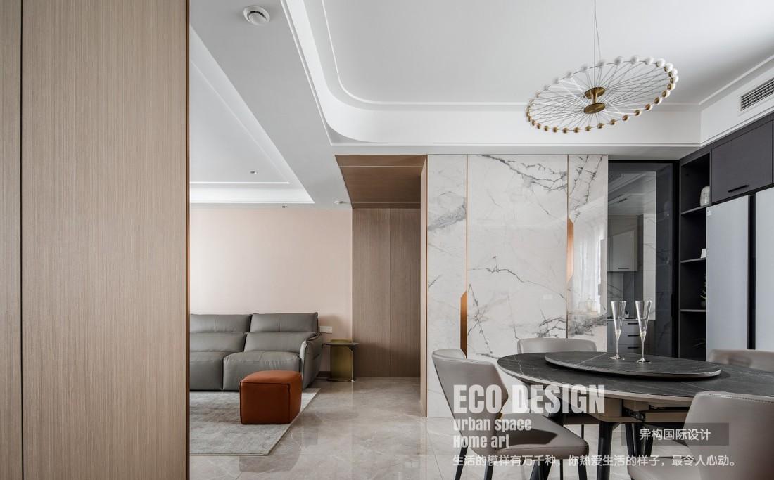 异构国际设计丨平层丨化繁为简 10年旧房逆袭轻奢智能家-17