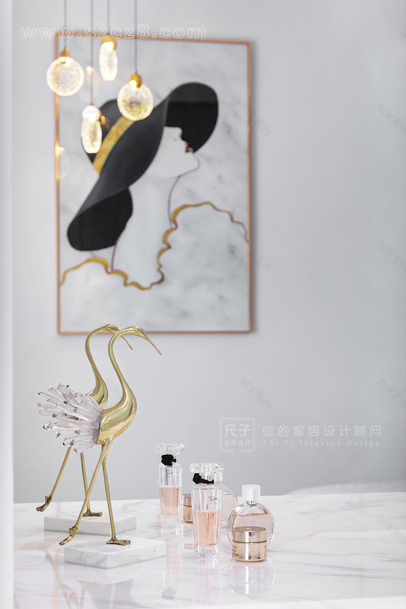 深圳观海台 140 平米现代轻奢风,生活因光影斑驳而精彩-31