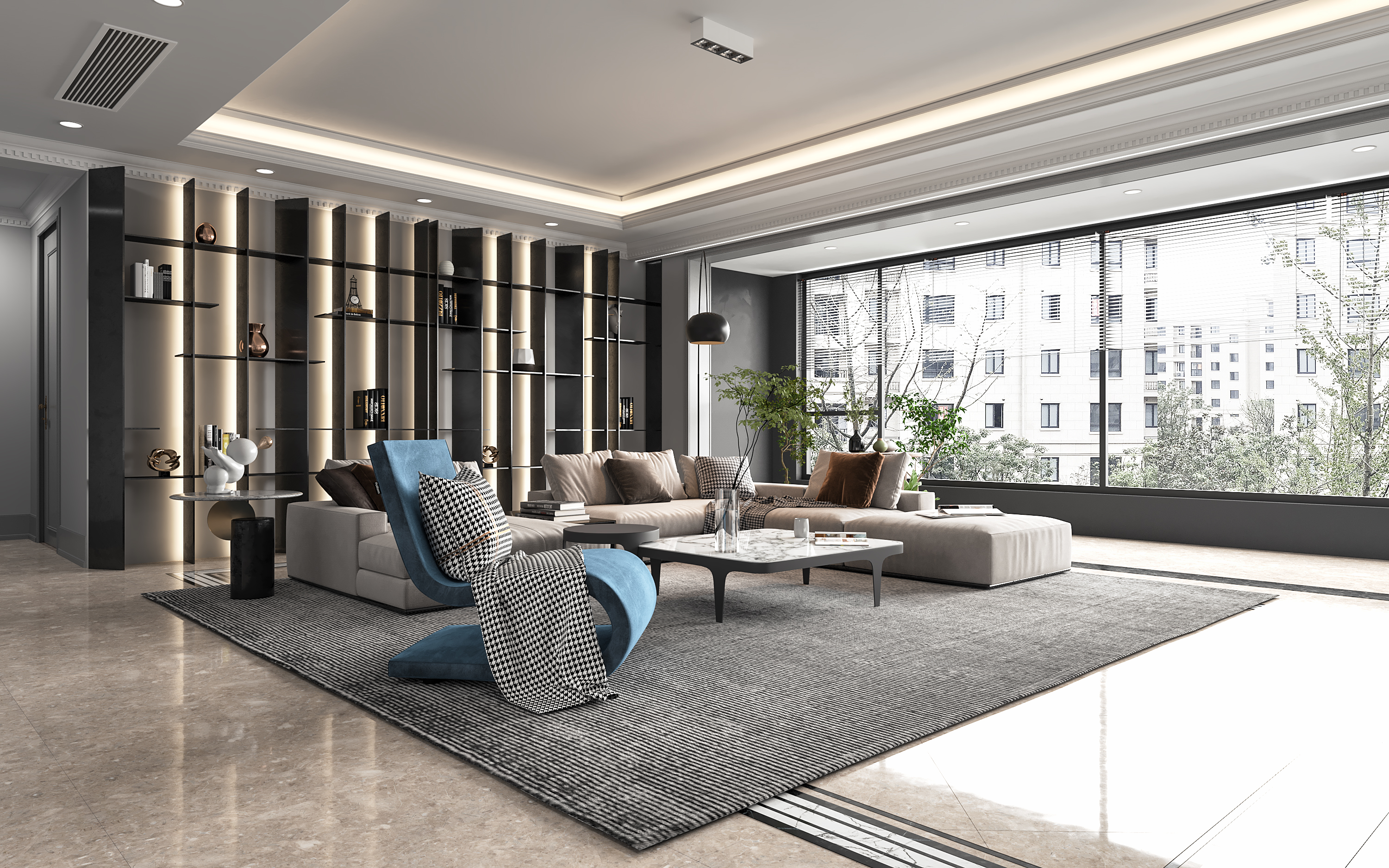 中海·学仕里精装修改造 演绎现代都市宜居空间-1