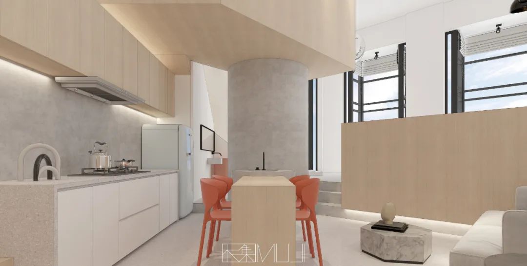 错层空间里的诗意旅居生活丨中国上海丨木集建设-13