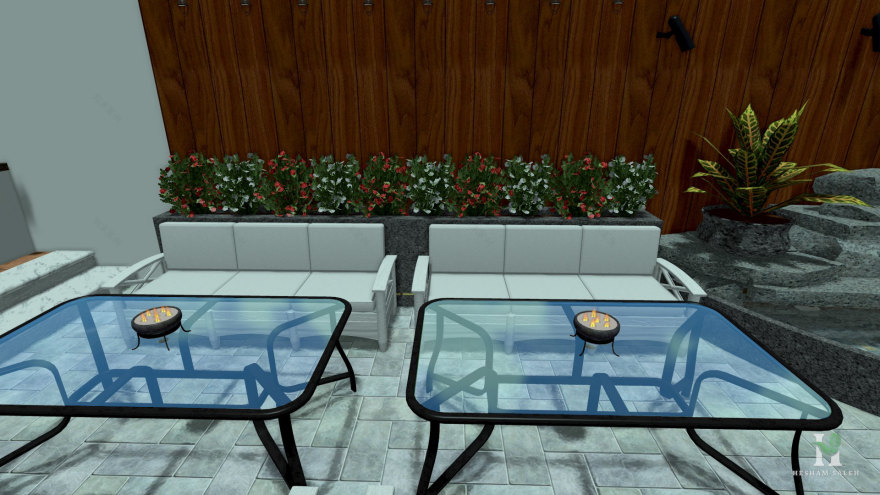 中型别墅(景观)丨Hesham Saleh-57