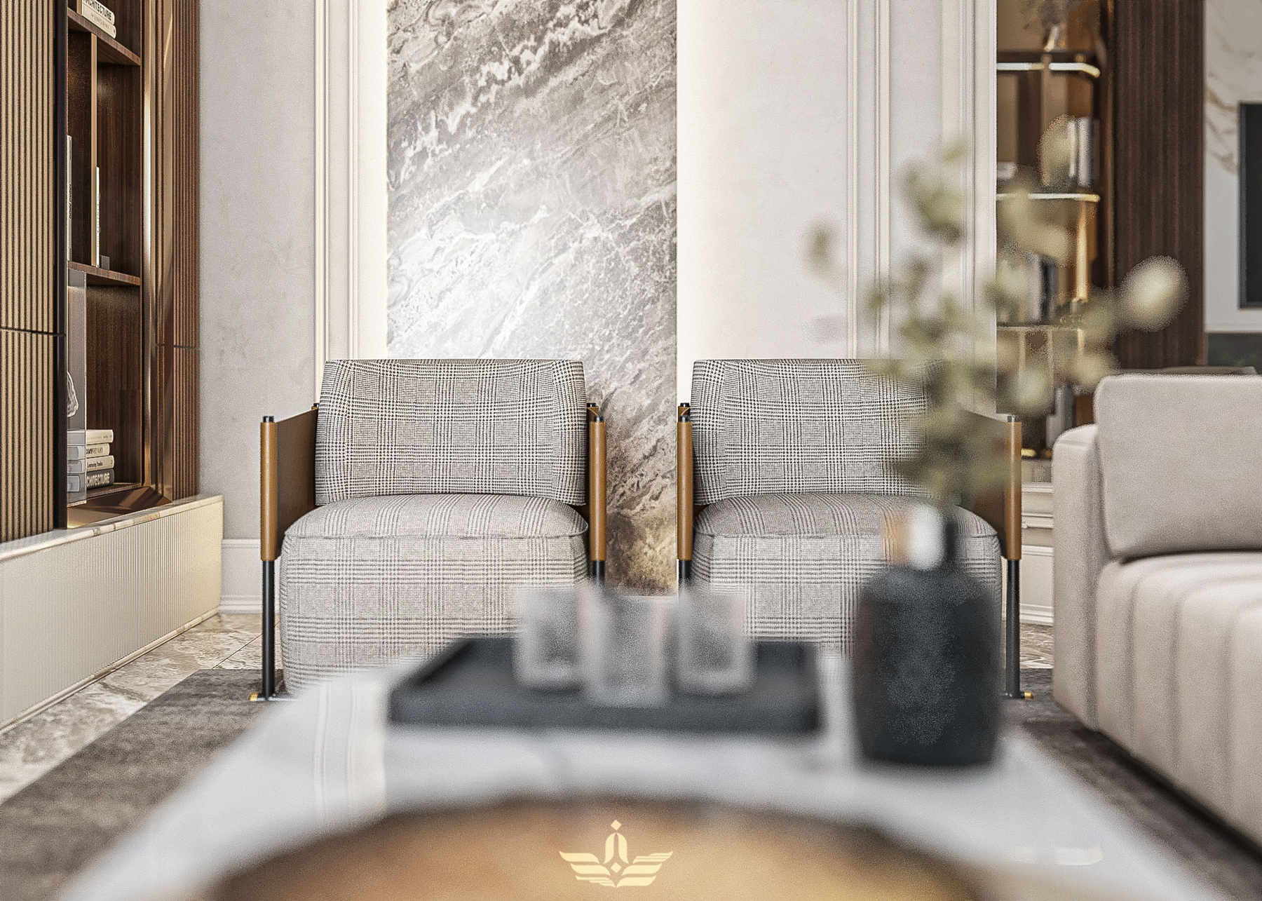 家庭起居室丨Sinam Studio-12